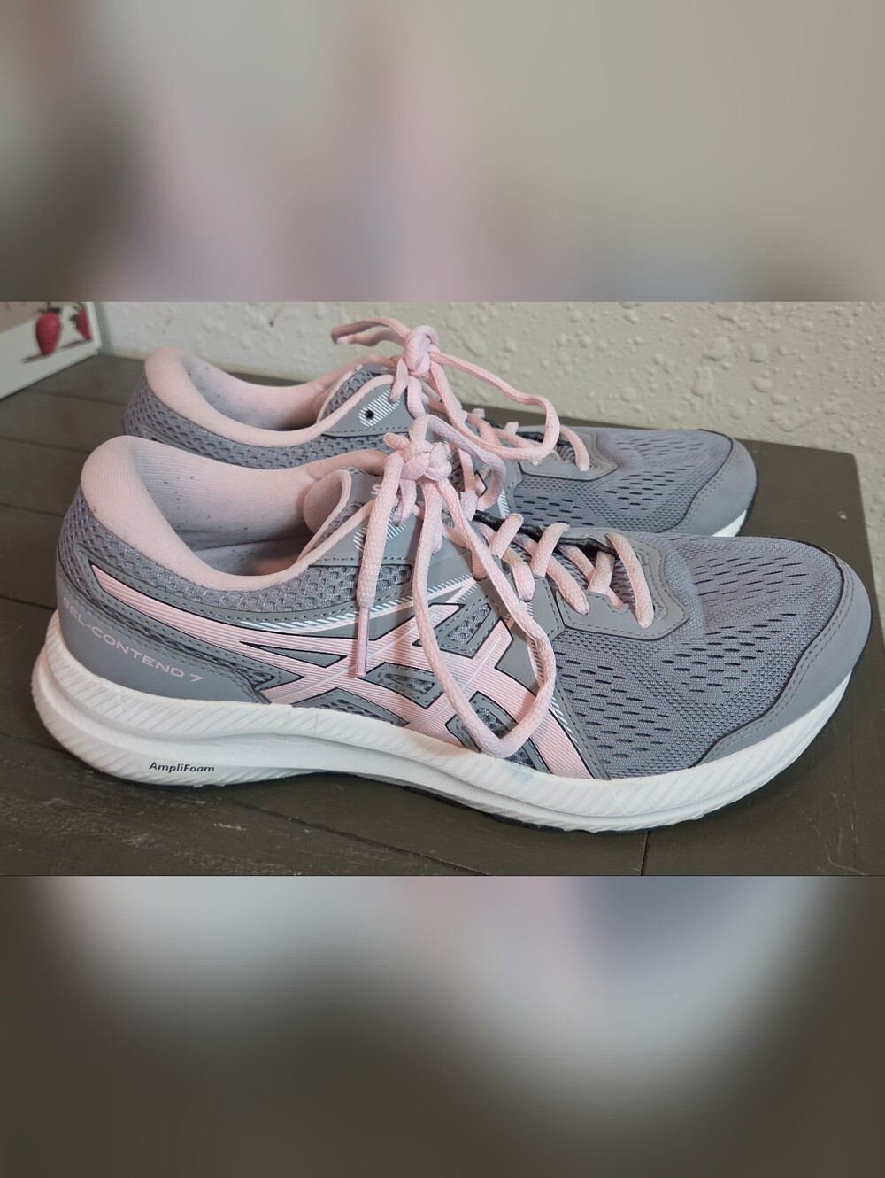 Asics Women's Athletic Shoes - Pink and Gray